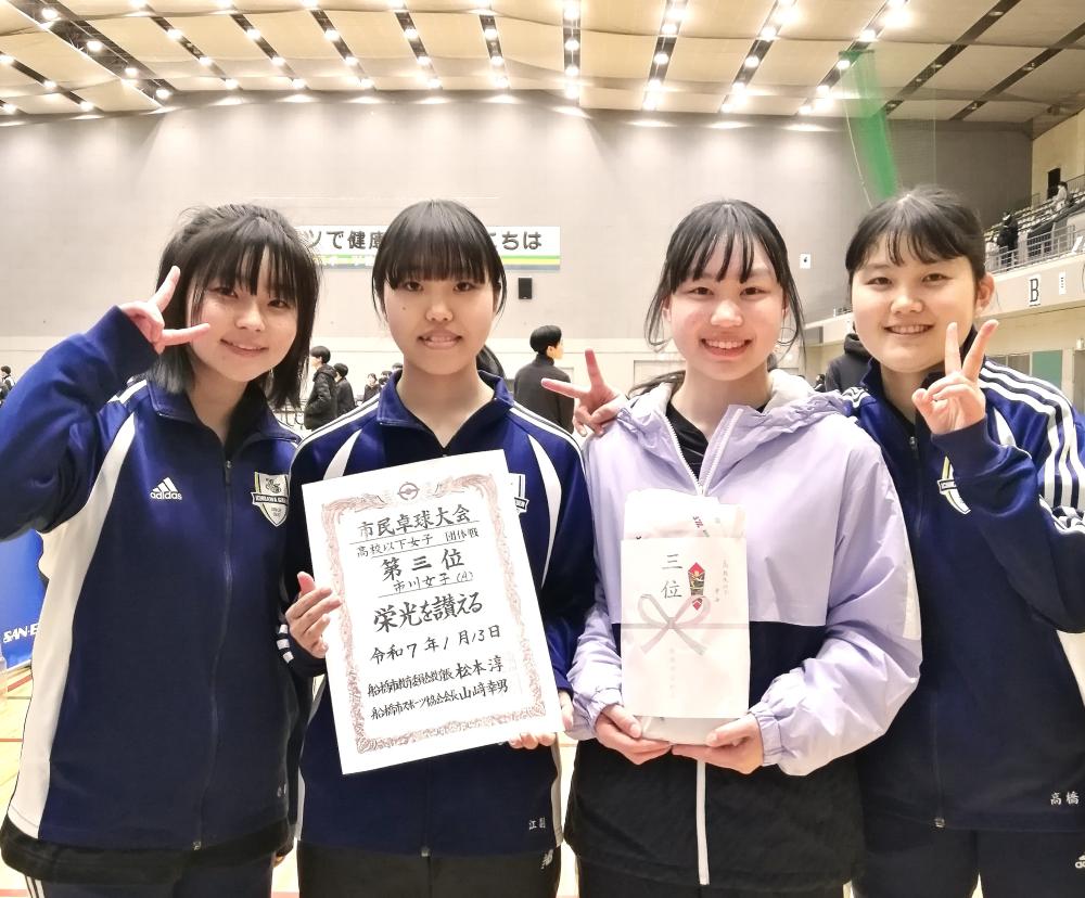 H高校女子3位