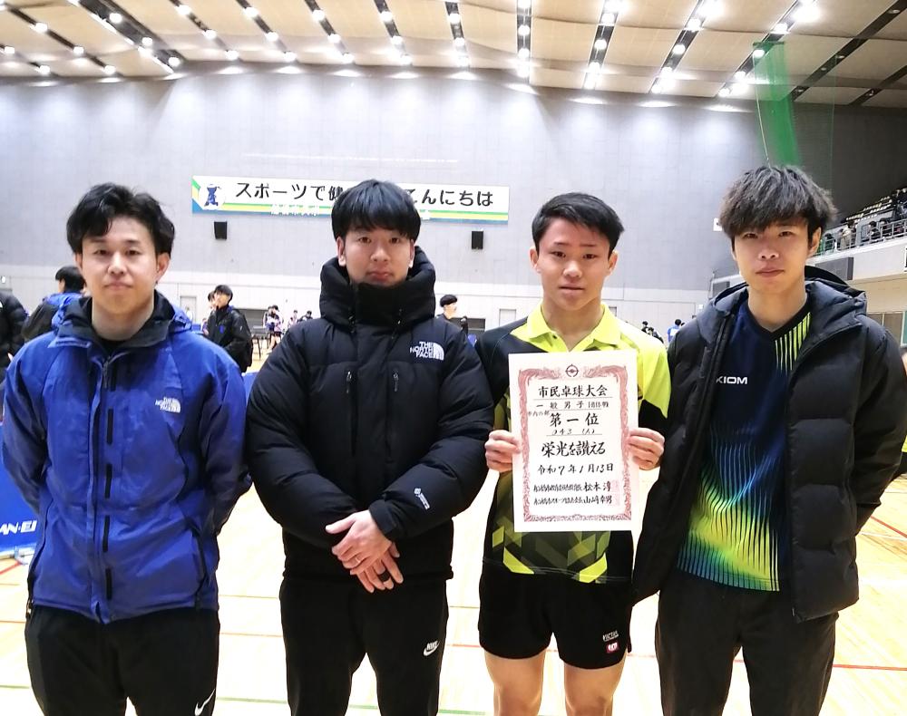 A一般男子優勝