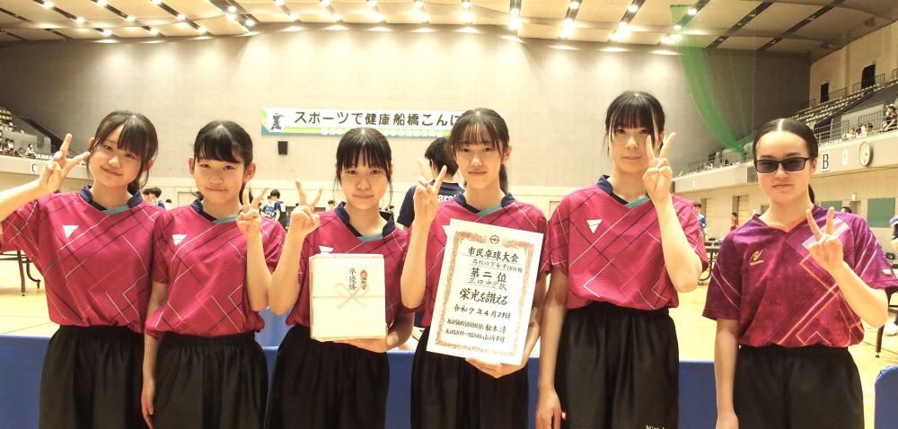 高校女子二位