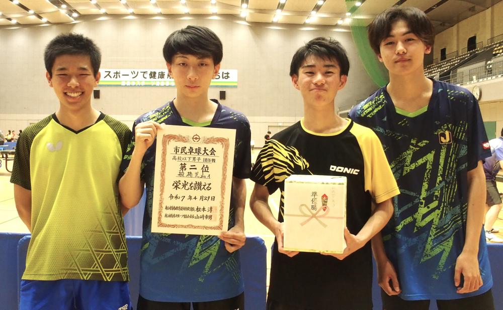 高校男子二位