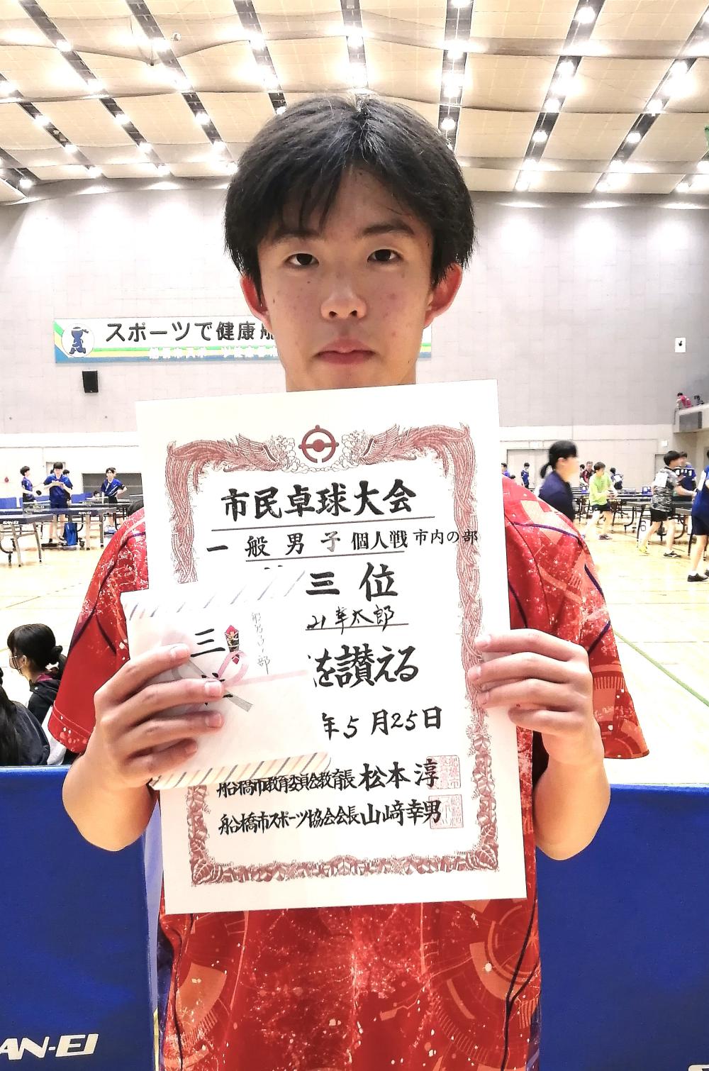 男子A三位