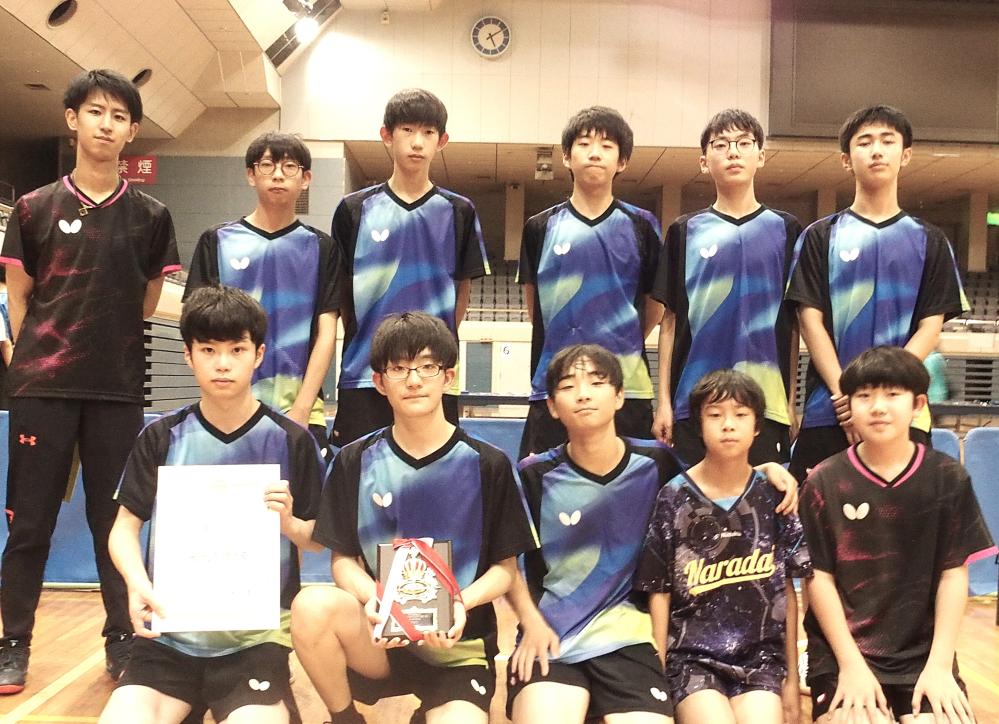 男子団体　三位　習志野台