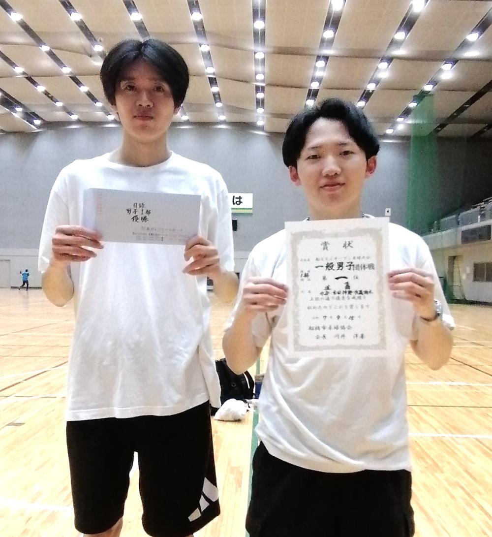 男子一部　優勝