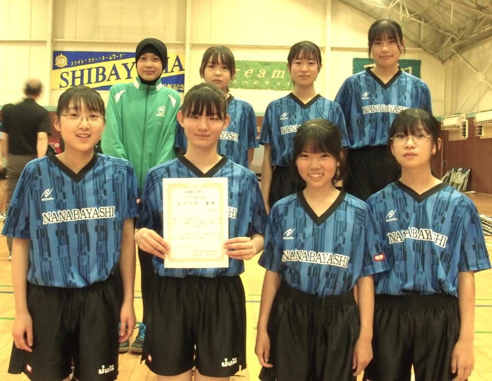 女子優勝　七林