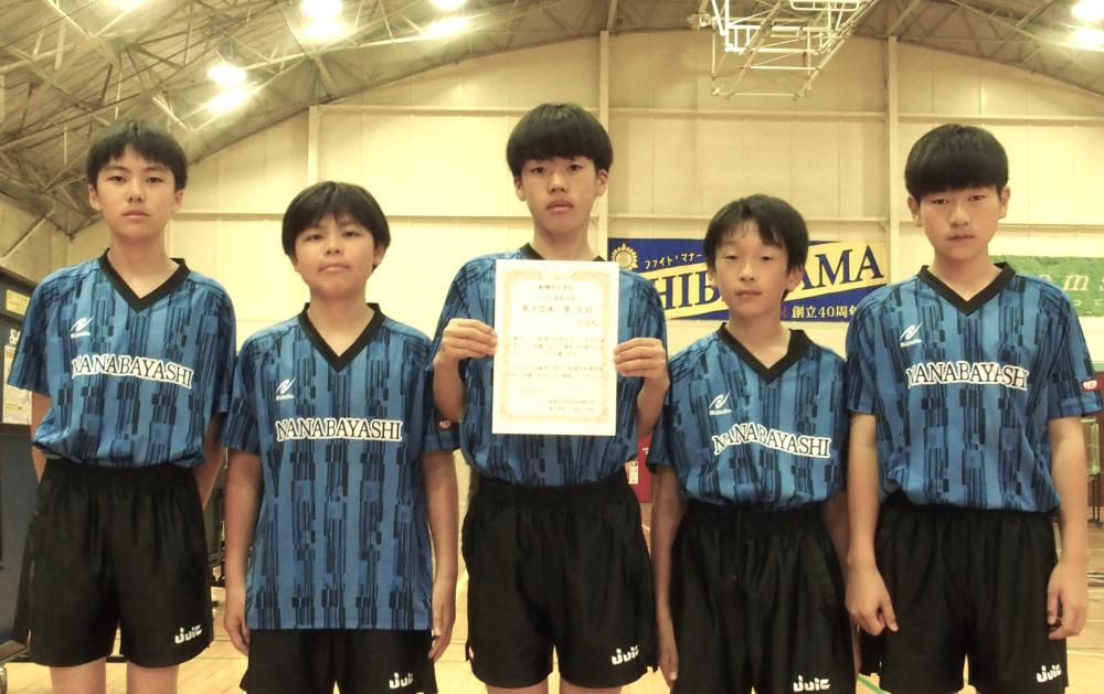 男子4位　七林