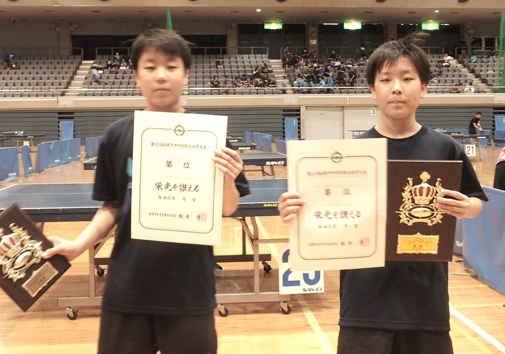 男子個人　1-2位