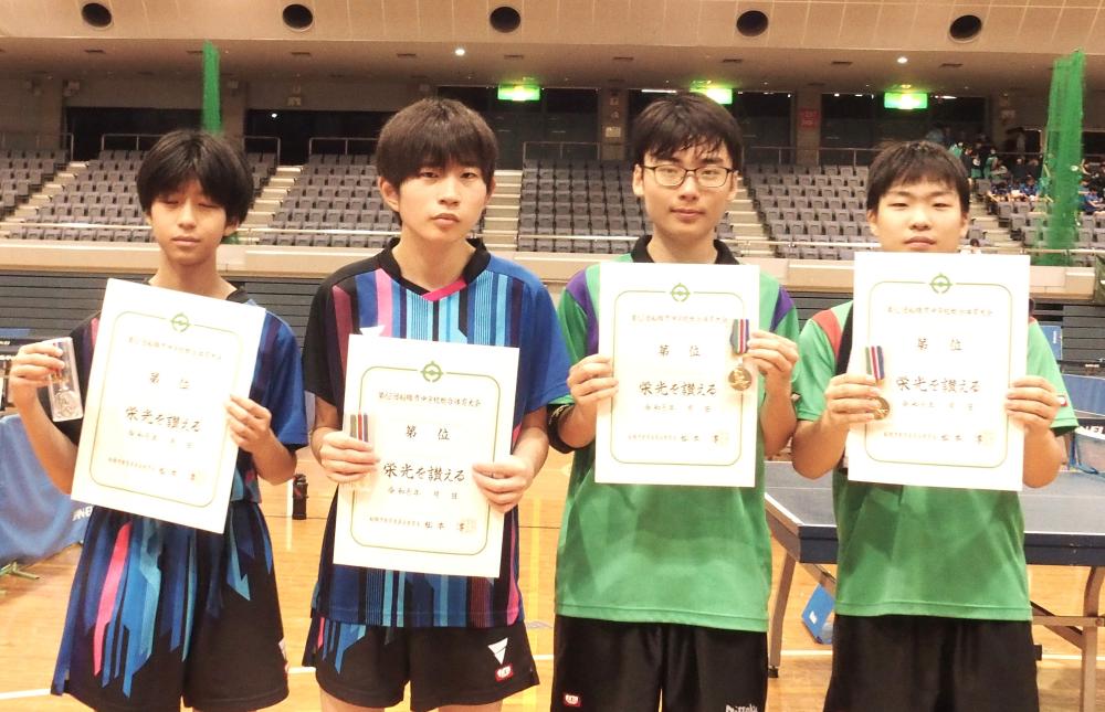 男子W  1-2位