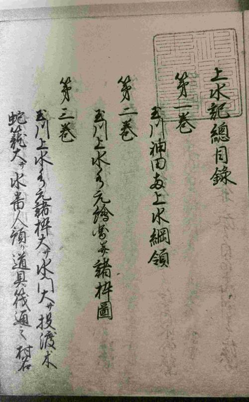 上水記　出だしsd